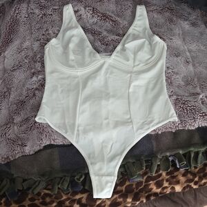 PrettyLittleThing White Shapewear Bodysuit